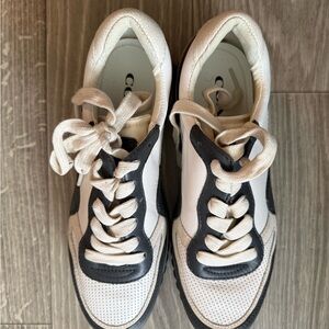 Like new (worn twice, briefly) Coach Men’s White and Black Sneakers.